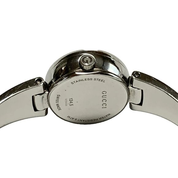 Auth GUCCI - 134.5 1******* Silver Women's Wrist Watch - Picture 4 of 5